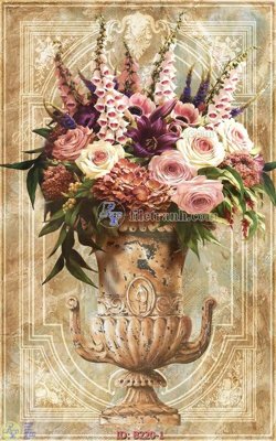 File in trần file gốc bình hoa B220 (file gốc) phong thủy