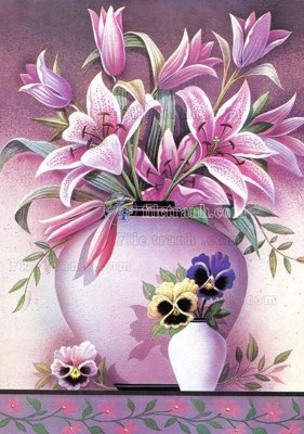 Download file file gốc bình hoa B247 (gốc) in mica đèn LED