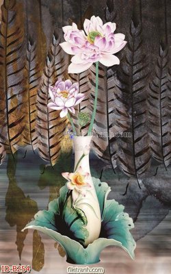 File gốc file gốc bình hoa B254 (ảnh chi tiết) để in ấn