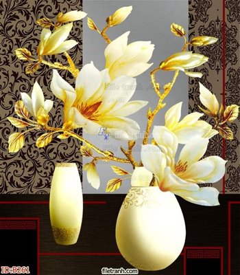 File ảnh file gốc bình hoa B261 (gốc) in standee
