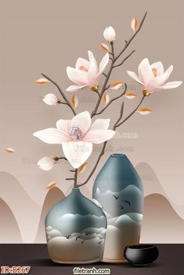 Chi tiết file gốc file gốc bình hoa B267 (cho in tráng gương)