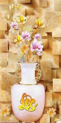 Tải file file gốc bình hoa B28 (gốc) in trên mọi chất liệu