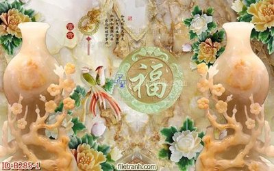 Tải file file gốc bình hoa B285 (gốc) chủ đề phong thủy