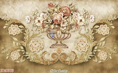 Tải file file gốc bình hoa B303 (gốc) làm tranh treo tường