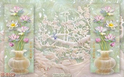 Download file file gốc bình hoa B319 (gốc) in mica cao cấp