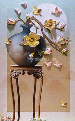 Tải file gốc file gốc bình hoa B321 (để in lụa)