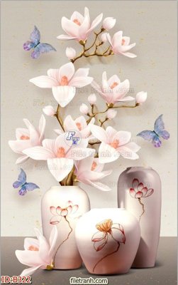 File gốc file gốc bình hoa B322 (trang trí) phòng làm việc