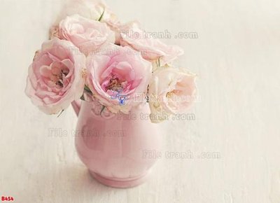 Download file gốc File tranh bình hoa B454 (in mica) trong suốt