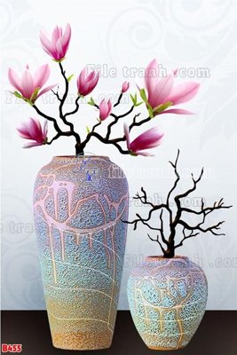 Mua file ảnh gốc File tranh bình hoa B455 (chất lượng cao)