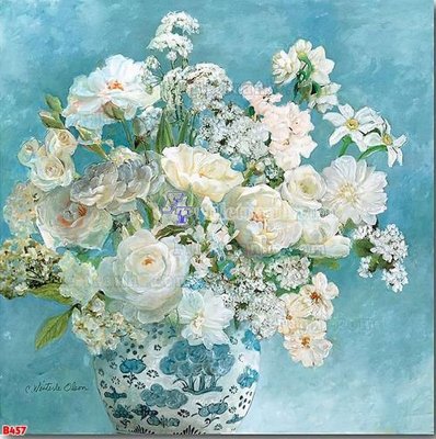 File gốc File tranh bình hoa B457 (PSD/TIFF) độ phân giải cao