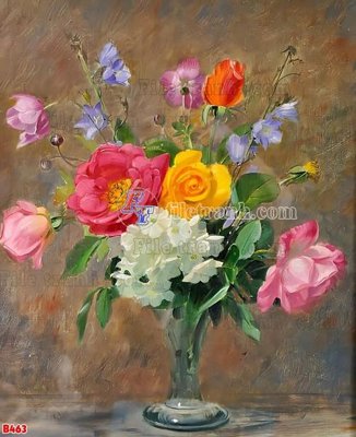 File gốc File tranh bình hoa B463 (PNG) chất lượng cao