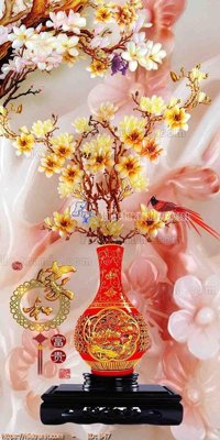 Tải file file gốc bình hoa B47 (gốc) làm tranh trang trí