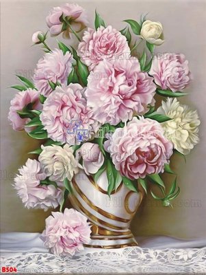 Tải file File tranh bình hoa B504 (gốc) in ấn chất lượng