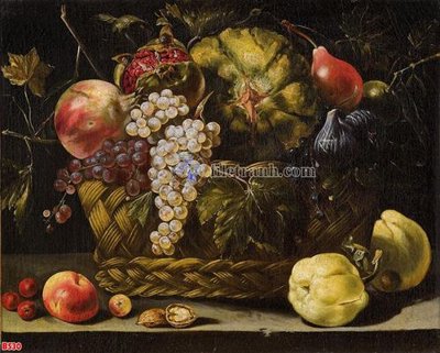 Ảnh gốc File tranh bình hoa B530 (nét căng) in mica