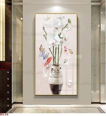 Tải file tranh File tranh bình hoa B539 (gốc) tại Filetranh.com
