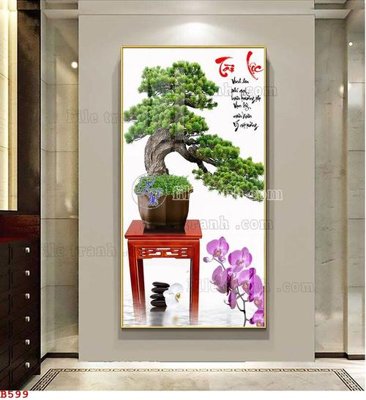 Tải file File tranh bình hoa B599 (ảnh gốc) file AI/EPS