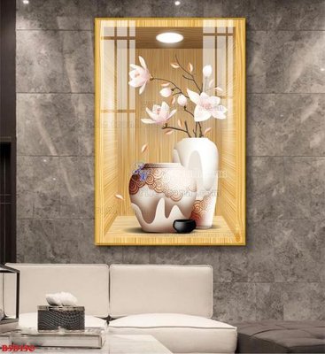 Download file tranh PSD File tranh bình hoa 5D ô trưng bày đèn rọi B5D150 để chỉnh sửa