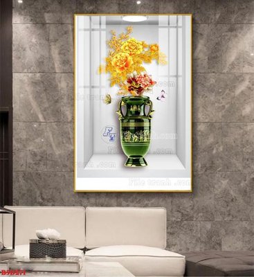 File in trần File tranh bình hoa 5D ô trưng bày đèn rọi B5D271 (bản gốc) trời sao