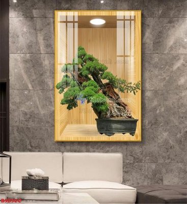 Ảnh gốc file in lụa File tranh bình hoa 5D ô trưng bày đèn rọi B5D300 chi tiết