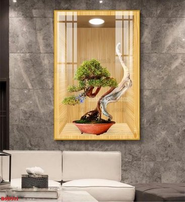 File tranh trang trí File tranh bình hoa 5D ô trưng bày đèn rọi B5D311 (tải file gốc)