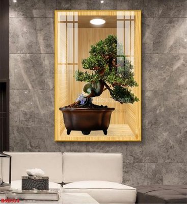 Tải file File tranh bình hoa 5D ô trưng bày đèn rọi B5D314 (gốc) làm file in ấn