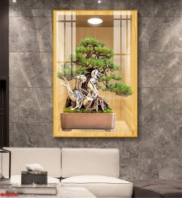 File tranh gốc PSD File tranh bình hoa 5D ô trưng bày đèn rọi B5D331 còn nguyên layer