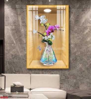 Tải về file gốc File tranh bình hoa 5D ô trưng bày đèn rọi B5D35 (dùng cho in quảng cáo)