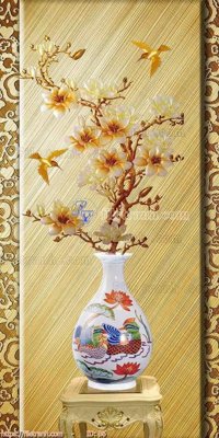 File gốc file gốc bình hoa B6 (trang trí) phòng ngủ