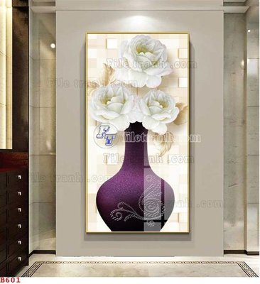 Tải file gốc File tranh bình hoa B601 (in tráng gương) cao cấpFile gốc File tranh bình hoa B601 (in ấn) phiên bản độc quyền
