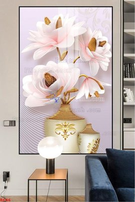 Tải file File tranh bình hoa B646 (gốc) chủ đề tâm linh