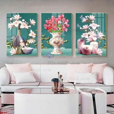 Download file tranh PSD File tranh bình hoa B660 để chỉnh sửa