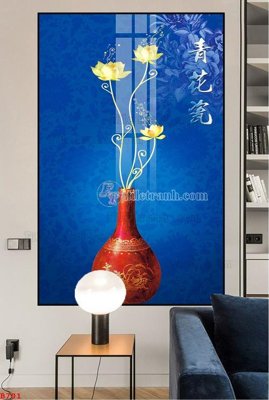 File gốc File tranh bình hoa B701 (cho in ấn) độc quyền