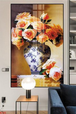 Download file File tranh bình hoa B705 (gốc) in mica ốp bếp