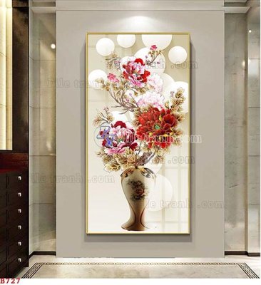 File gốc File tranh bình hoa B727 (PNG) nền trong suốt