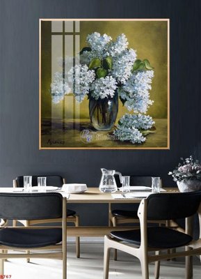 File gốc in ấn File tranh bình hoa B767 chất lượng vượt trội