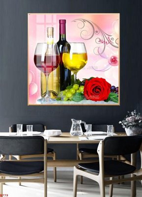 Download file gốc File tranh bình hoa B779 (in mica) trong suốt