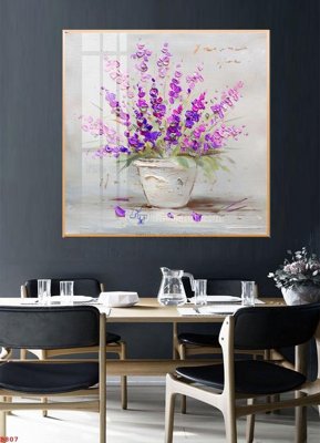 Ảnh gốc File tranh bình hoa B807 (nét căng) in mica