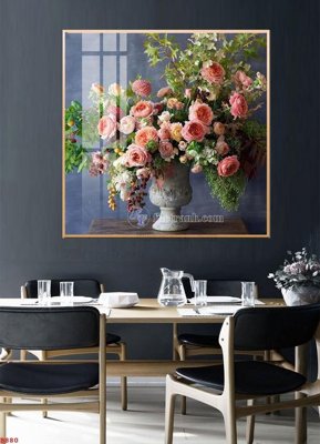 File gốc File tranh bình hoa B880 (Filetranh.com) File tranh bình hoa B880