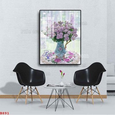 Tải file gốc File tranh bình hoa B891 (in khổ lớn) không mờ