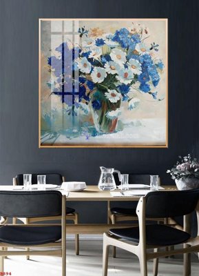 File PSD File tranh bình hoa B894 (bản gốc) đã tách nền