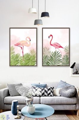 File gốc File tranh bộ bắc âu BA507 (in lụa) hoa văn cổ điển