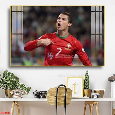 Tải file gốc File tranh treo bóng đá BD803 dùng cho in ấn