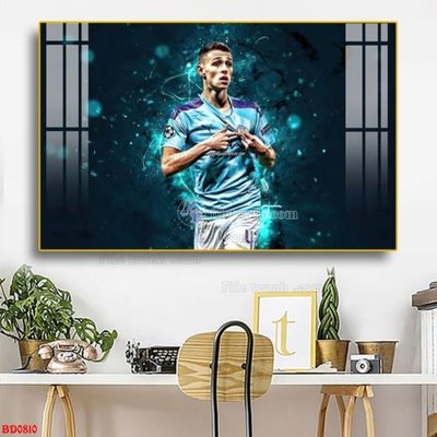 File gốc File tranh treo bóng đá BD810 (in lụa) hoa văn cổ điển