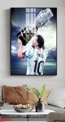 File PSD File tranh treo bóng đá BD841 (gốc) tách lớp chi tiết