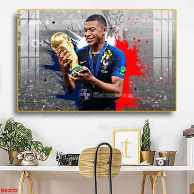 File tranh gốc File tranh treo bóng đá BD842 (bản quyền) file PSD