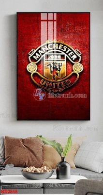 Download file gốc File tranh treo bóng đá BD845 (in lụa) hoa lá