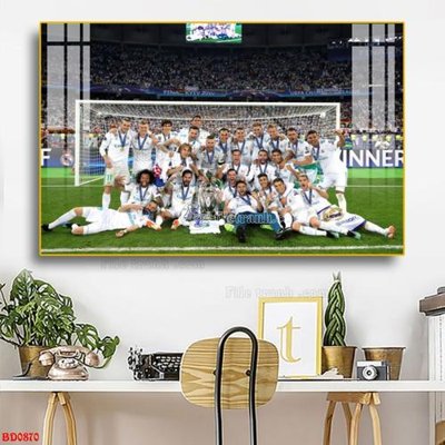 File gốc in tráng gương File tranh treo bóng đá BD870 chi tiết