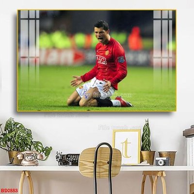 File in trần File tranh treo bóng đá BD883 (bản gốc) hoa văn