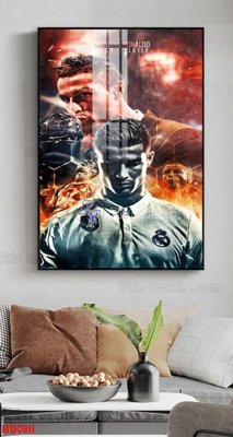 Tải file File tranh treo bóng đá BD911 (PSD) cho in ấn quảng cáo