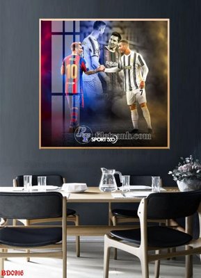 File gốc File tranh treo bóng đá BD916 (in ấn) màu sắc trung thực